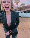 Emma Roberts Braless
