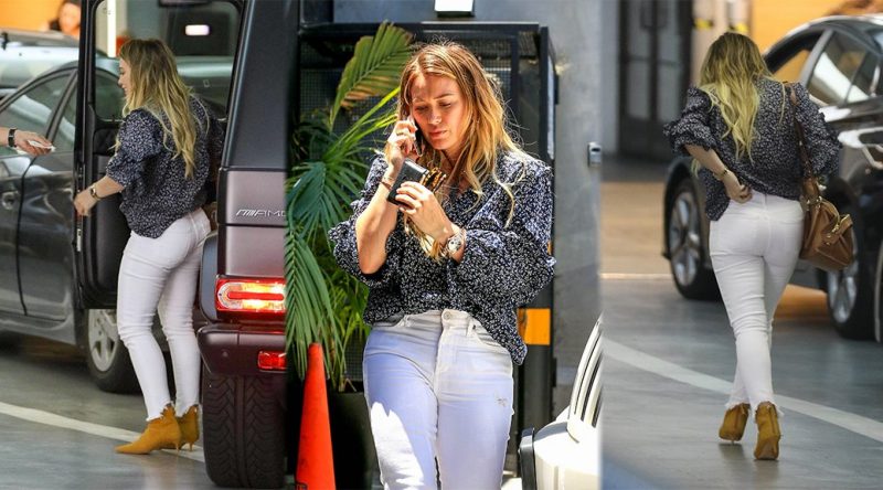 Hilary Duff – Candids in Studio City