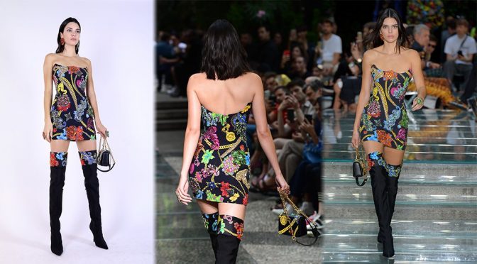 Kendall Jenner – Versace Fashion Show in Milan