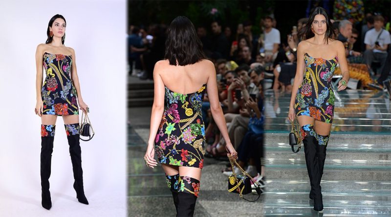 Kendall Jenner – Versace Fashion Show in Milan