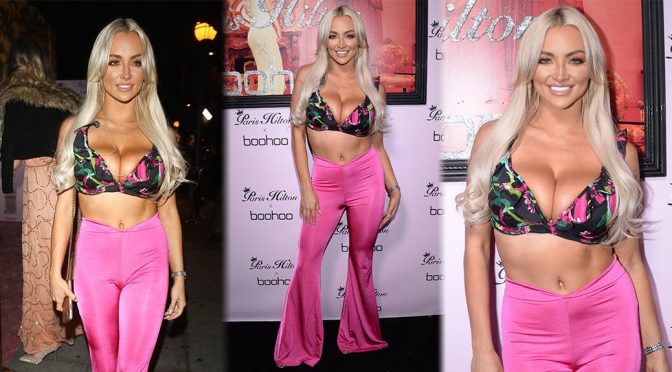 Lindsey Pelas – Boohoo x Paris Hilton Launch in West Hollywood