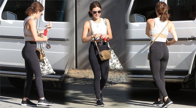 Lucy Hale – Candids in Los Angeles