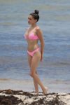 Madison Beer Pink Bikini