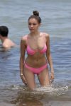 Madison Beer Pink Bikini