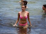 Madison Beer Pink Bikini