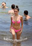 Madison Beer Pink Bikini