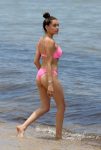 Madison Beer Pink Bikini