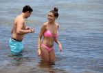 Madison Beer Pink Bikini