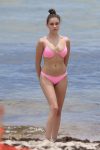 Madison Beer Pink Bikini