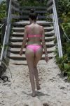 Madison Beer Pink Bikini