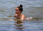 Madison Beer Pink Bikini