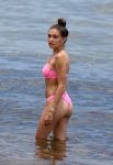 Madison Beer Pink Bikini