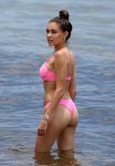 Madison Beer Pink Bikini