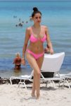 Madison Beer Pink Bikini