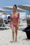 Madison Beer Pink Bikini