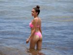 Madison Beer Pink Bikini
