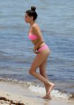 Madison Beer Pink Bikini