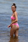 Madison Beer Pink Bikini