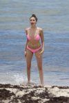 Madison Beer Pink Bikini