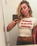 Miley Cyrus Braless Pokies