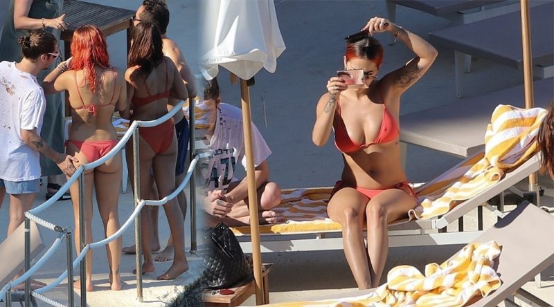 Rita Ora – Bikini Candids in Tuscany