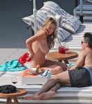 Rhian Sugden Topless Bikini