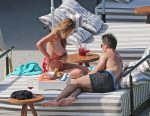 Rhian Sugden Topless Bikini
