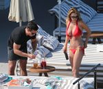 Rhian Sugden Topless Bikini