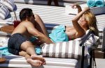 Rhian Sugden Topless Bikini