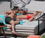 Rhian Sugden Topless Bikini