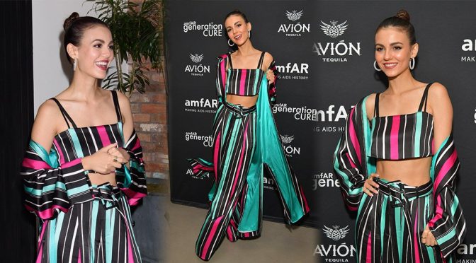 Victoria Justice – amfAR GenCure Solstice 2018 in New York