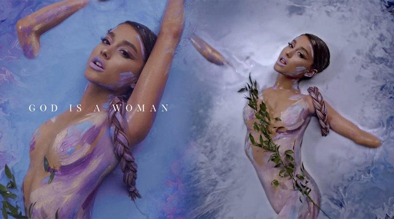 Ariana Grande – “God is a Woman” Music Video Cover & Caps
