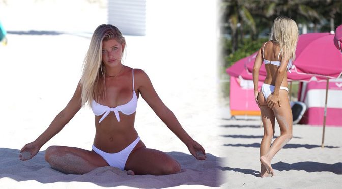 Baskin Champion – Bikini Photoshoot Candids in Miami