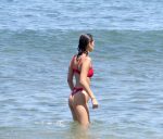 Bella Hadid Red Sexy Bikini