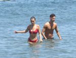 Bella Hadid Red Sexy Bikini