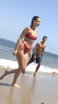 Bella Hadid Red Sexy Bikini