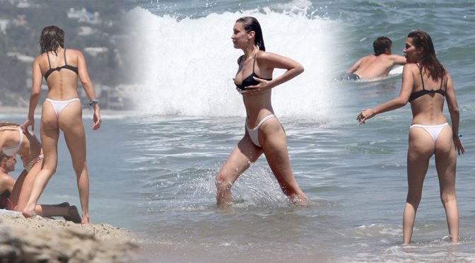 Bella Hadid Skimpy Bikini