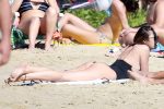Candice Swanepoel Black Swimsuit ()