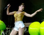 Charli Xcx Sexy Legs And Braless Boobs
