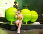 Charli Xcx Sexy Legs And Braless Boobs