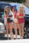 Charlotte Mckinney Red Bikini Big Boobs