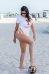 Claudia Romani Bikini Thong Photoshoot