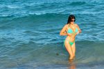 Claudia Romani Green Thong Bikini