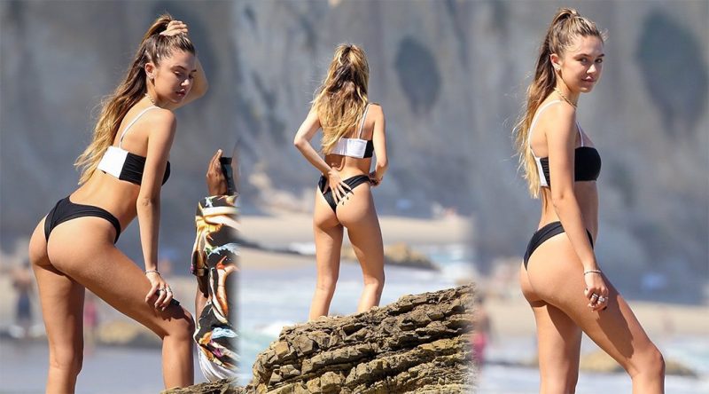 Delilah Belle Hamlin – Bikini Candids in Malibu