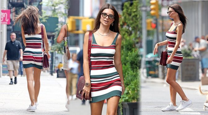 Emily Ratajkowski – Leggy Candids in New York