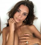 Emily Ratajkowski Topless Handbra