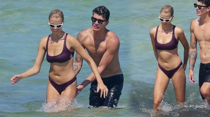 Hailey Clauson – Bikini Candids in Miami