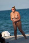 Iskra Lawrence Pink Swimsuit
