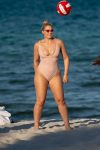 Iskra Lawrence Pink Swimsuit