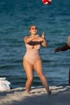 Iskra Lawrence Pink Swimsuit